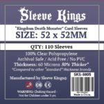 Sleeve Kings “Kingdom Death Monster” Card Sleeves (52x52mm) – 110 Pack, 60 Microns