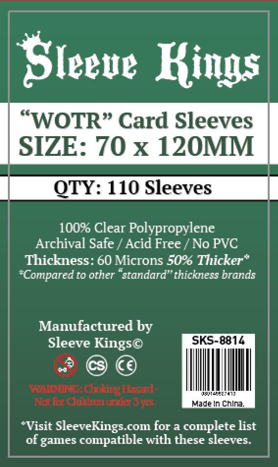 Buy Sleeve Kings "WOTR-Tarot" Card Sleeves (70x120mm) - 110 Pack, 60 Microns in India only at Bored Game Company.