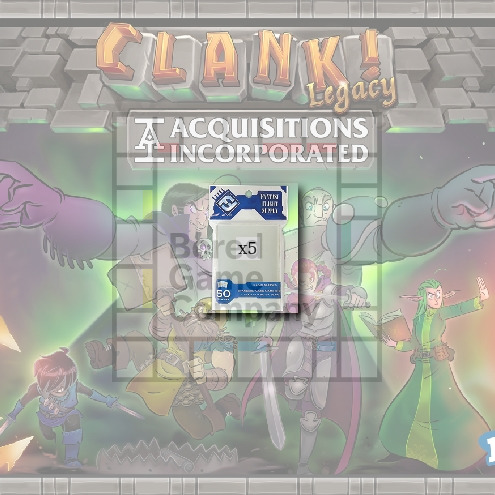 Fantasy Flight Supply sleeves for Clank! Legacy: Acquisitions Incorporated