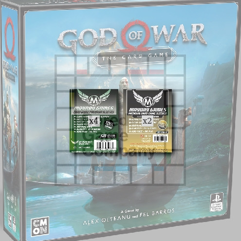 Mayday Premium sleeves for God of War: The Card Game