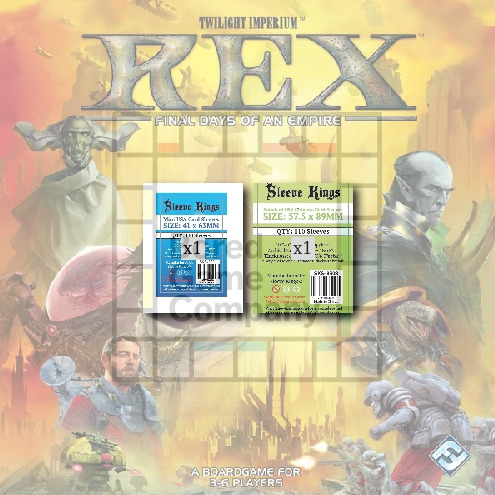 Sleeve Kings sleeves for Rex: Final Days of an Empire