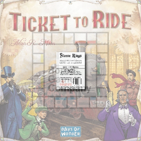 Sleeve Kings sleeves for Ticket to Ride