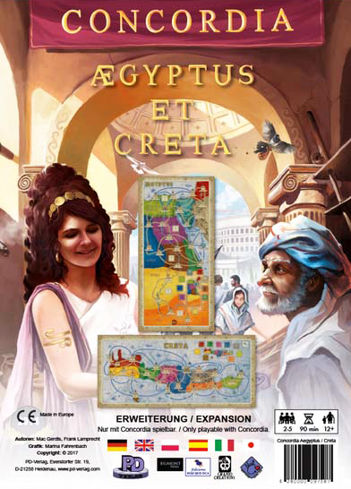 Buy Concordia: Aegyptus / Creta only at Bored Game Company.
