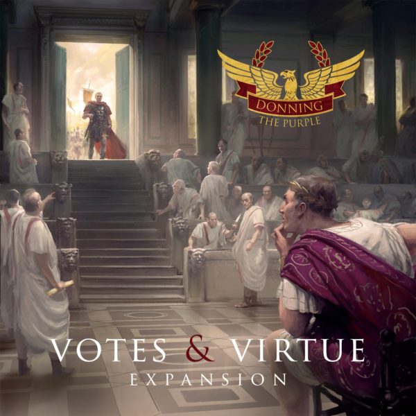 Buy Donning the Purple: Votes & Virtue expansion only at Bored Game Company.