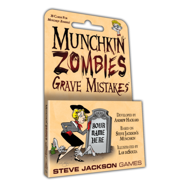 Buy Munchkin Zombies: Grave Mistakes only at Bored Game Company.