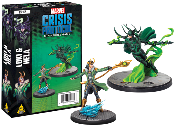 Buy Marvel: Crisis Protocol – Loki and Hela only at Bored Game Company.