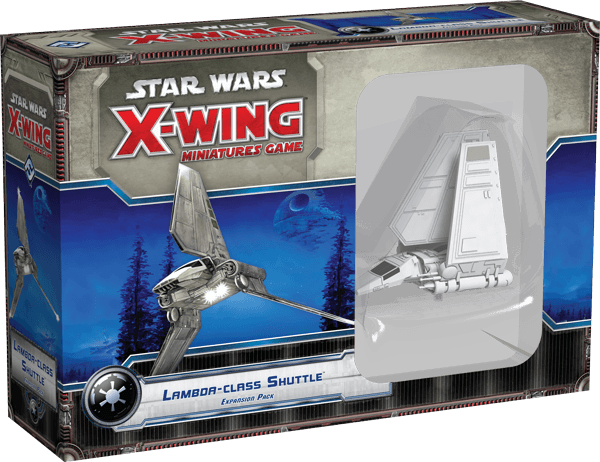 Buy Star Wars: X-Wing Miniatures Game – Lambda-class Shuttle Expansion Pack only at Bored Game Company.