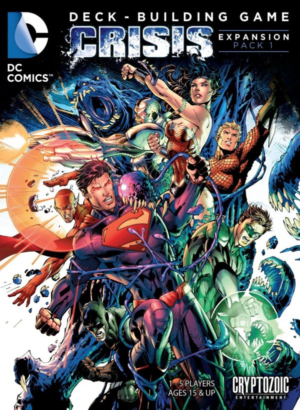 Buy DC Comics Deck-Building Game: Crisis Expansion Pack 1 only at Bored Game Company.