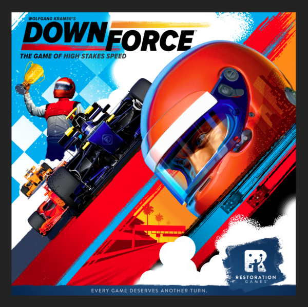 Buy Downforce only at Bored Game Company.