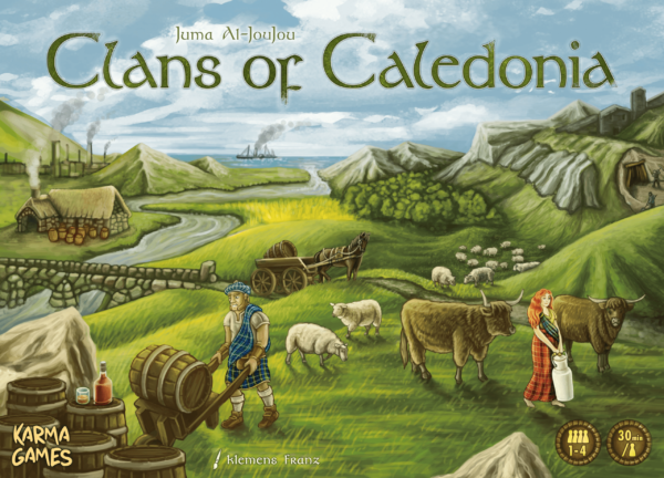 Buy Clans of Caledonia only at Bored Game Company.