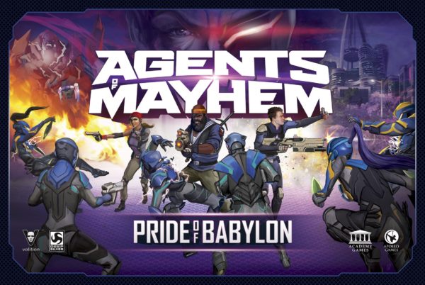 Buy Agents of Mayhem: Pride of Babylon only at Bored Game Company.
