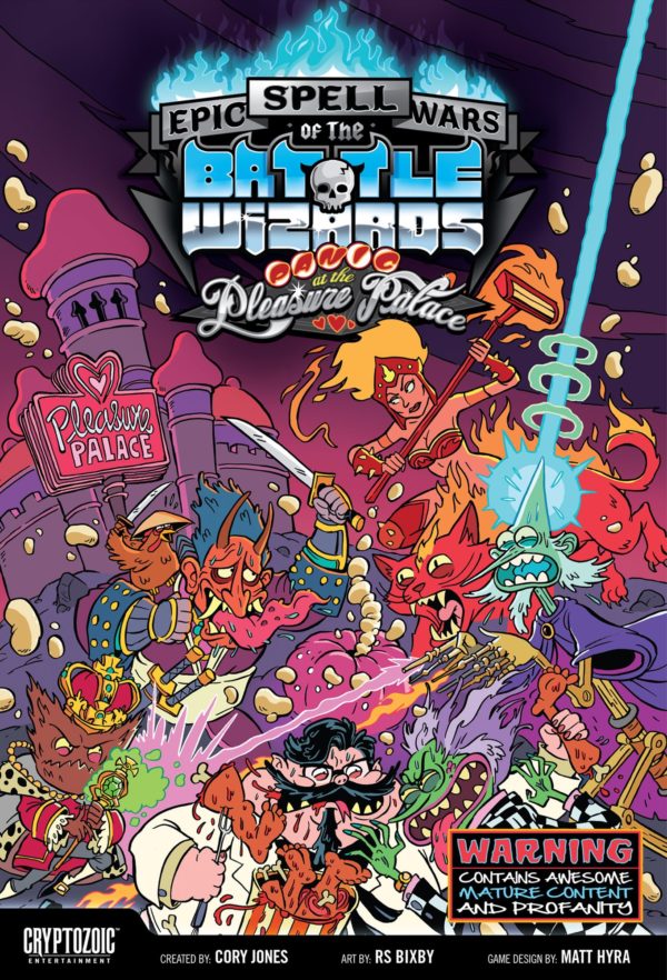 Buy Epic Spell Wars of the Battle Wizards: Panic at the Pleasure Palace only at Bored Game Company.