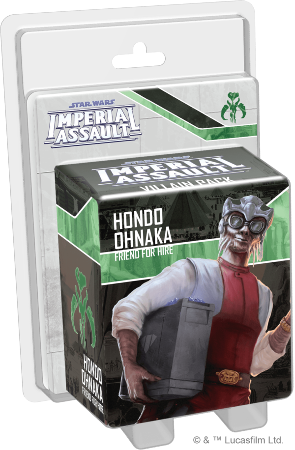 Buy Star Wars: Imperial Assault – Hondo Ohnaka Villain Pack only at Bored Game Company.