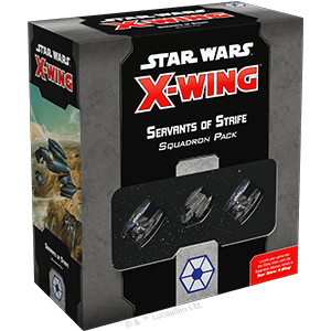 Buy Star Wars: X-Wing (Second Edition) – Servants of Strife Squadron Pack only at Bored Game Company.
