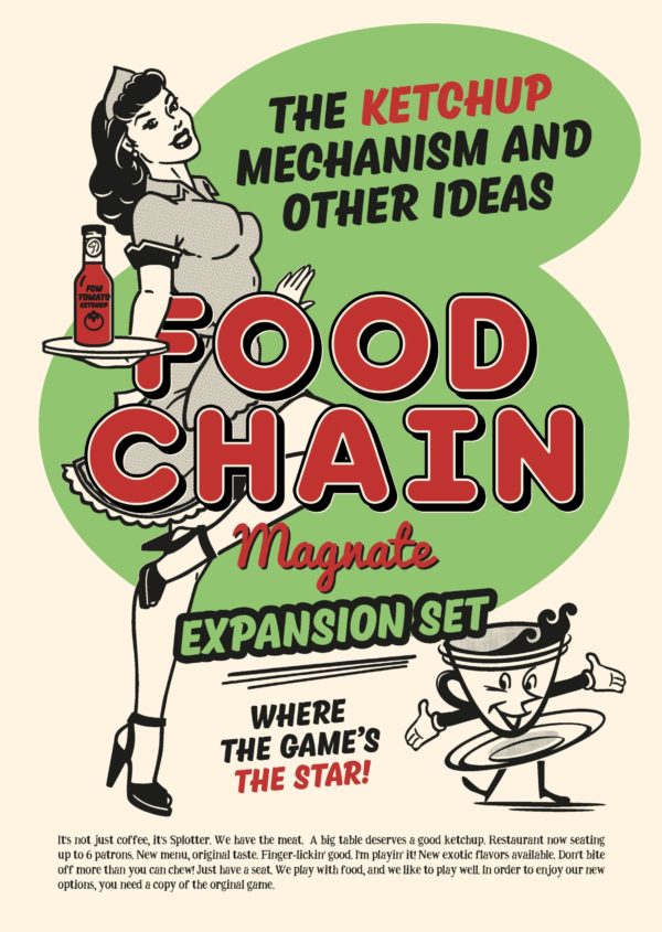 Buy Food Chain Magnate: The Ketchup Mechanism & Other Ideas only at Bored Game Company.