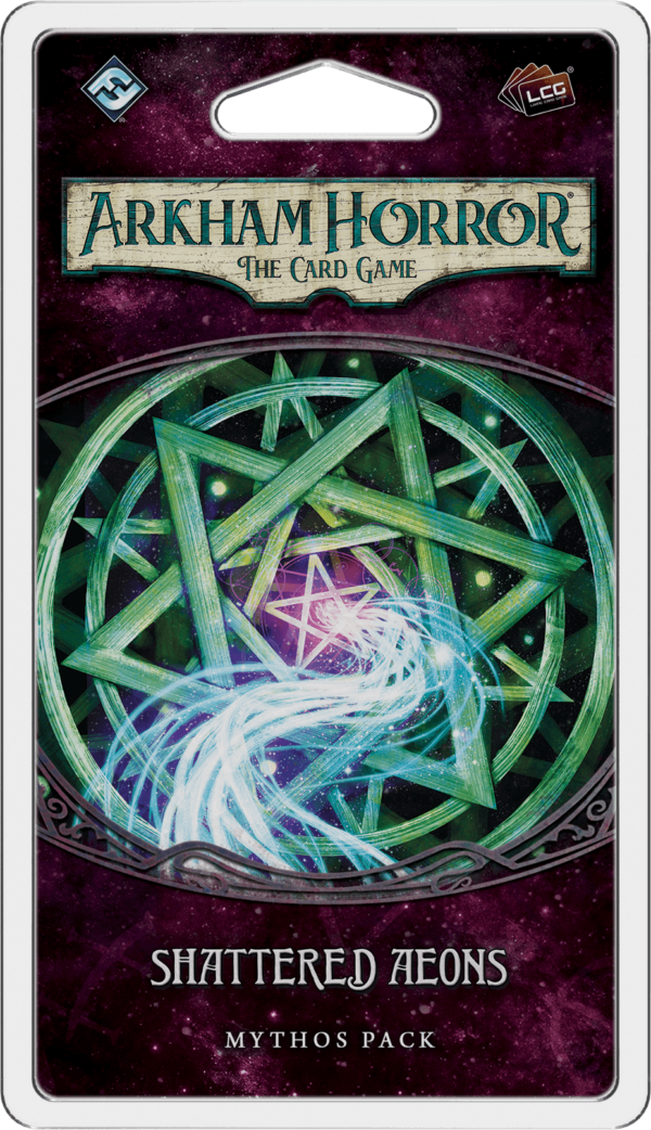 Buy Arkham Horror: The Card Game – Shattered Aeons: Mythos Pack only at Bored Game Company.