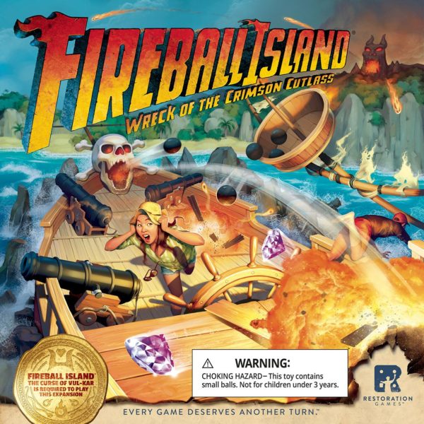 Buy Fireball Island: The Curse of Vul-Kar – Wreck of the Crimson Cutlass only at Bored Game Company.
