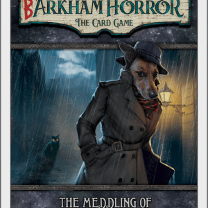 Buy Barkham Horror: The Card Game – The Meddling of Meowlathotep: Scenario Pack only at Bored Game Company.