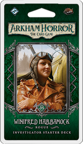 Buy Arkham Horror: The Card Game – Winifred Habbamock: Investigator Starter Deck only at Bored Game Company.