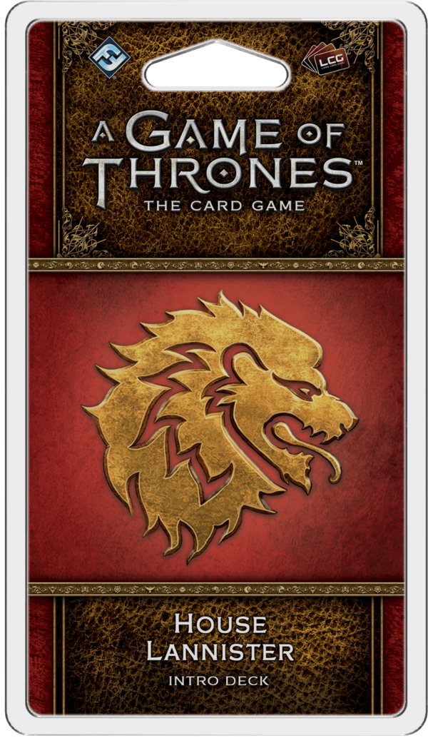 Buy A Game of Thrones: The Card Game (Second Edition) – House Lannister Intro Deck only at Bored Game Company.