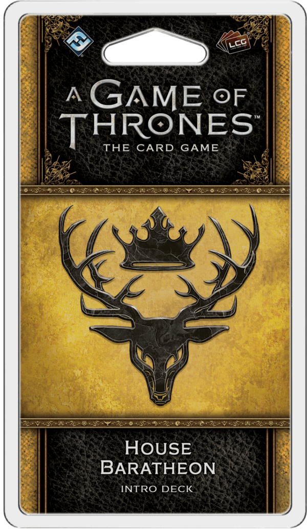 Buy A Game of Thrones: The Card Game (Second Edition) – House Baratheon Intro Deck only at Bored Game Company.