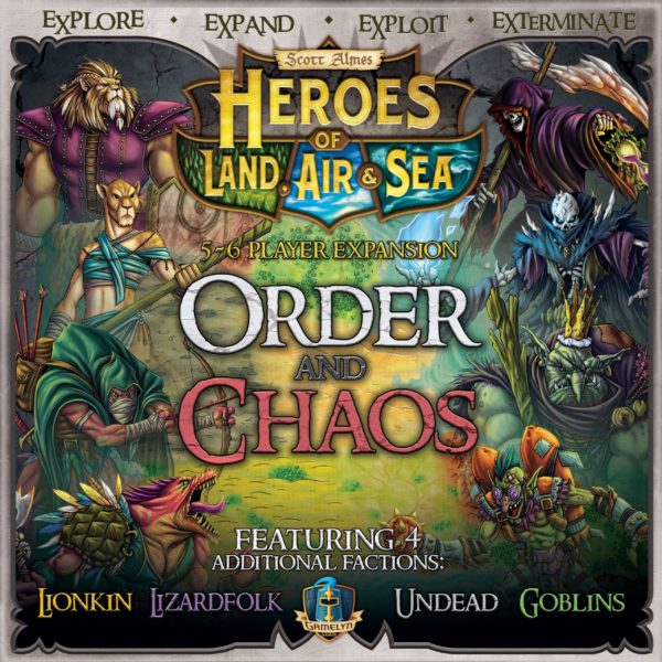 Buy Heroes of Land, Air & Sea: Order and Chaos only at Bored Game Company.
