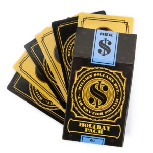 Buy Million Dollars But... The Game: Holiday Pack only at Bored Game Company.