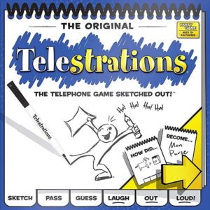 Buy Telestrations only at Bored Game Company.