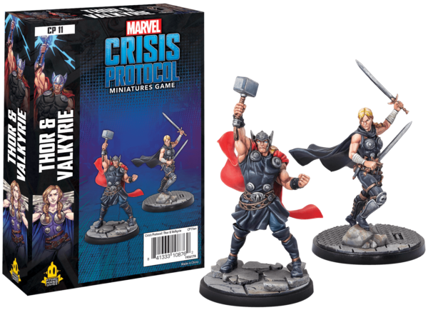 Buy Marvel: Crisis Protocol – Thor and Valkyrie only at Bored Game Company.