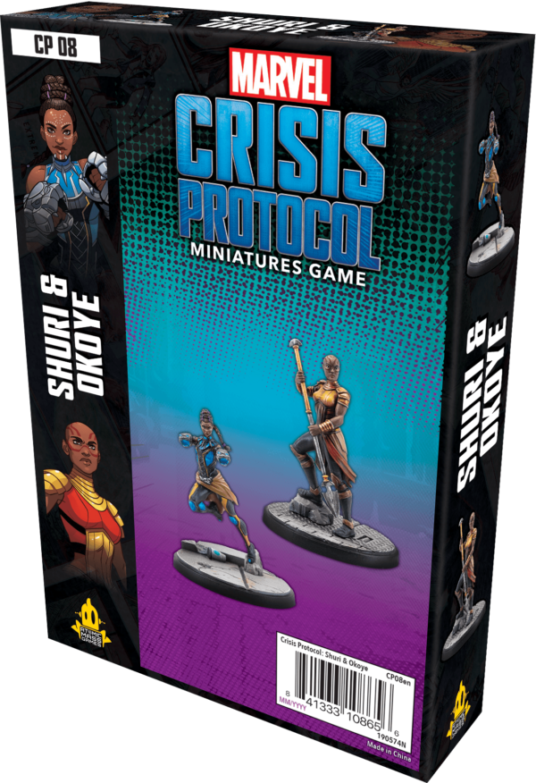 Buy Marvel: Crisis Protocol – Shuri and Okoye only at Bored Game Company.