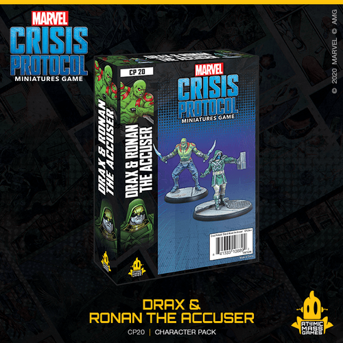 Buy Marvel: Crisis Protocol – Drax and Ronan the Accuser only at Bored Game Company.