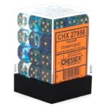 Buy Chessex - Nebula - 12mm D6 (x36) - Luminary -Oceanic/Gold only at Bored Game Company.
