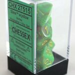 Buy Chessex - Vortex - Poly Set (x7) - Slime/Yellow only at Bored Game Company.