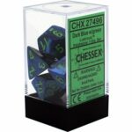 chessex-lustrous-poly-set-x7-dark-blue-w-green-01e93b78cecc1105c4f4a0651e1c8ab7