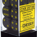 Buy Chessex - Speckled - 16mm D6 (x12) - Urban Camo only at Bored Game Company.