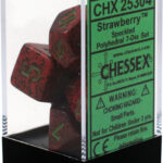Buy Chessex - Speckled - Poly Set (x7) - Strawberry only at Bored Game Company.