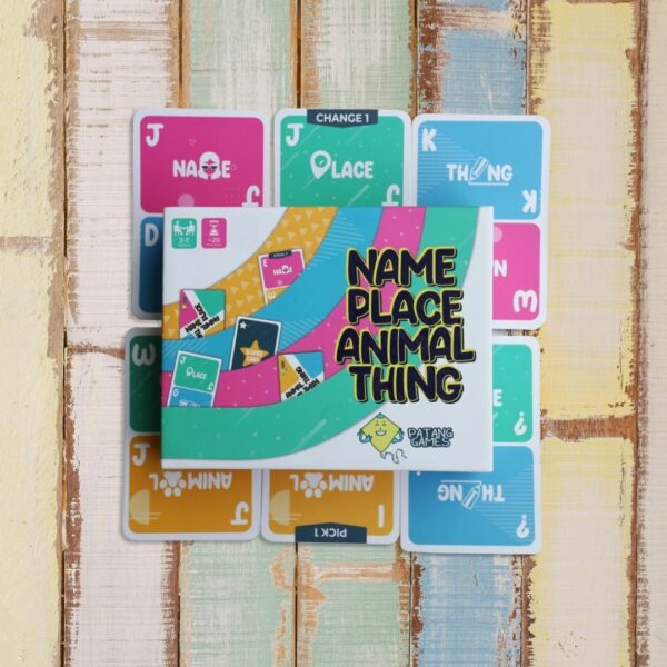 Buy Name Place Animal Thing Card Game in India only at Bored Game Company |  Shipping all over India
