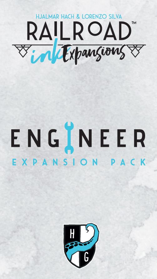 Buy Railroad Ink: Engineer Expansion Pack only at Bored Game Company.