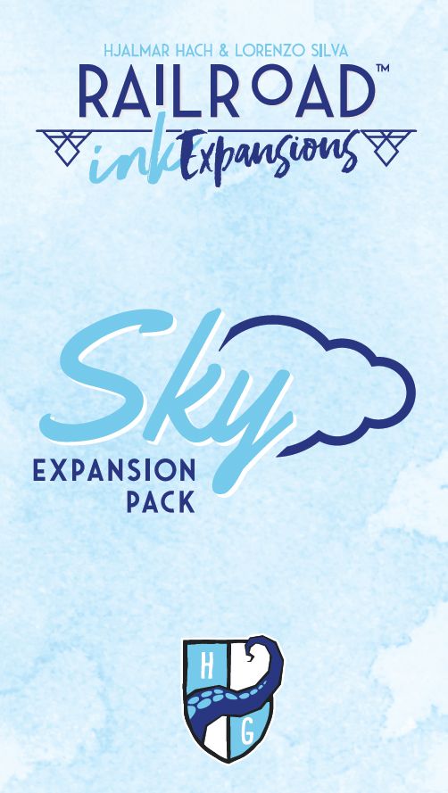Buy Railroad Ink: Sky Expansion Pack only at Bored Game Company.