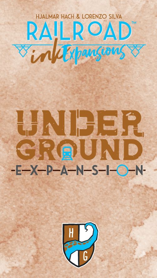 Buy Railroad Ink: Underground Expansion Pack only at Bored Game Company.
