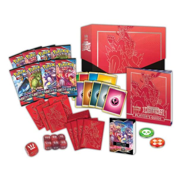 Buy Pokémon TCG: Sword & Shield-Battle Styles Elite Trainer Box (Single Strike Urshifu) only at Bored Game Company.