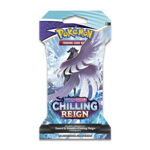 Buy Pokémon TCG: Sword & Shield-Chilling Reign Sleeved Booster Pack (10 Cards) only at Bored Game Company.