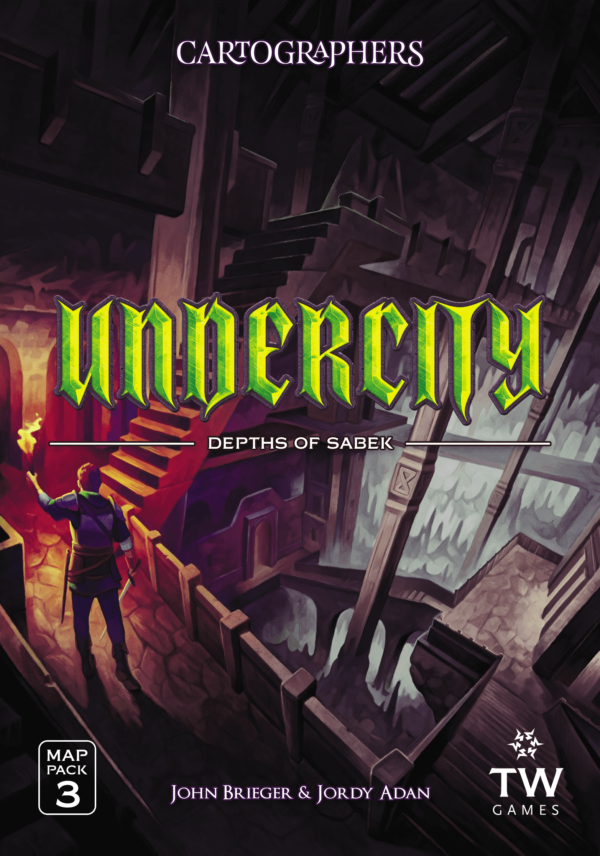 Buy Cartographers Map Pack 3: Undercity – Depths of Sabek only at Bored Game Company.