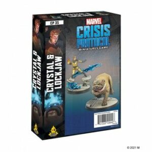 Buy Marvel: Crisis Protocol – Crystal and Lockjaw only at Bored Game Company.