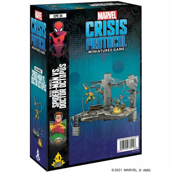 Buy Marvel: Crisis Protocol – Rival Panels: Spider-man Vs. Doctor Octopus only at Bored Game Company.