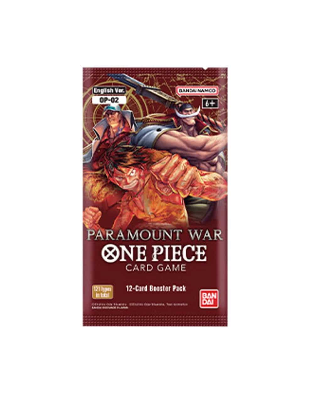 One Piece – Paramount War – Booster Packs – English – Photo